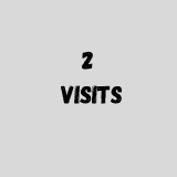 2 visits: 2 visits in 1 month (without material)