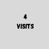 4 visits: 4 visits in 1 month (without material)